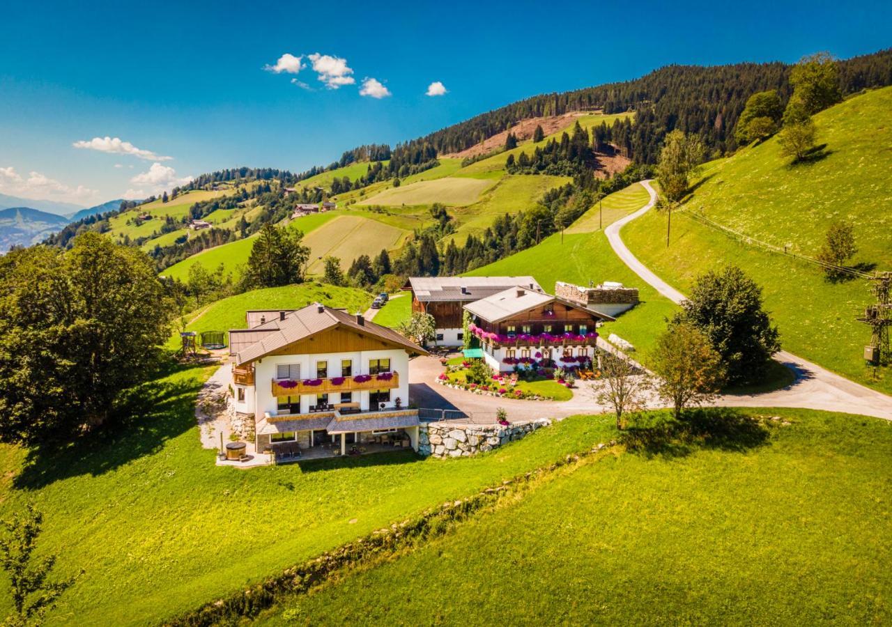 Lindbichlhof Urlaub Am Bio Bauernhof Lägenhet Sankt Johann im Pongau Exteriör bild