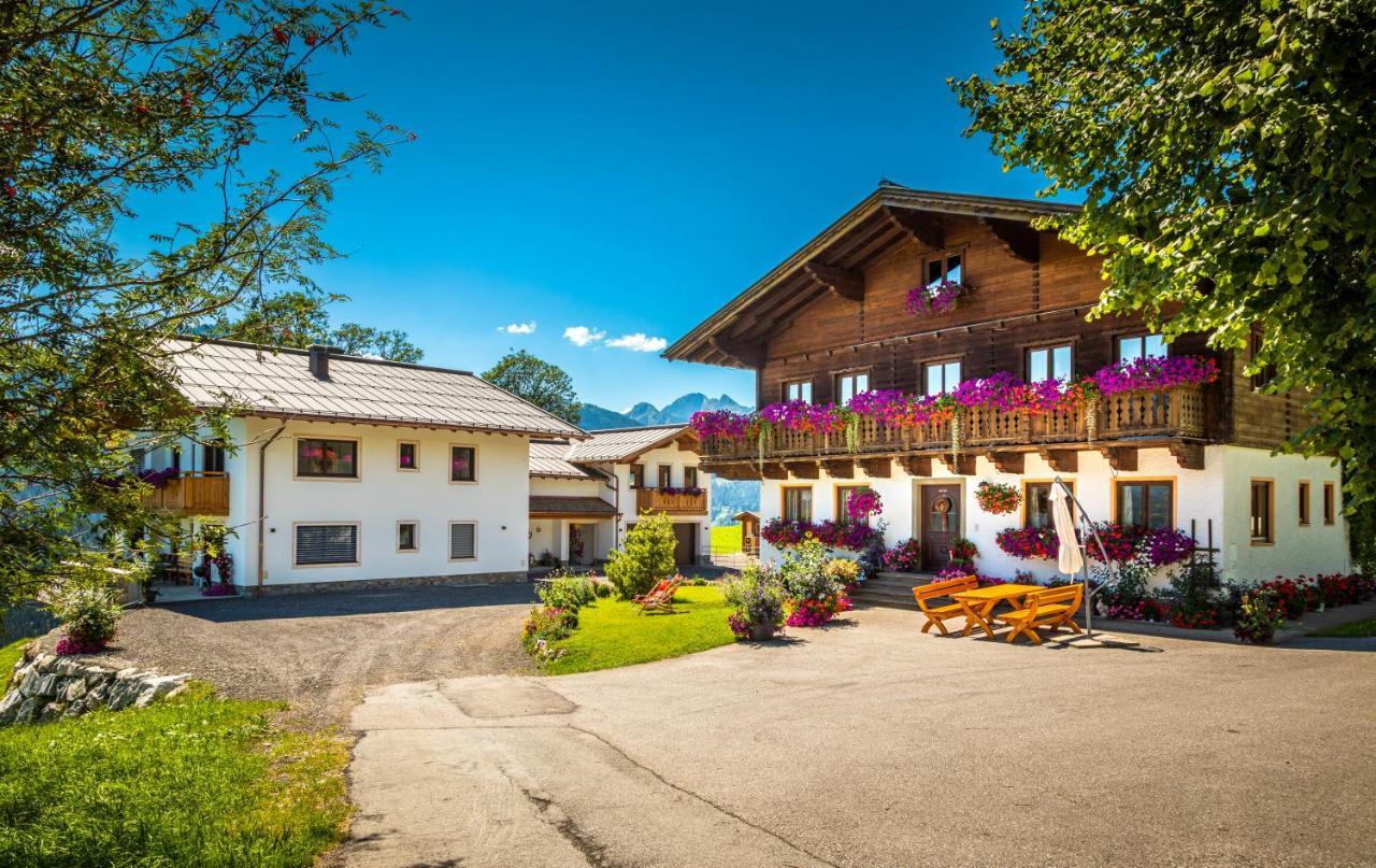 Lindbichlhof Urlaub Am Bio Bauernhof Lägenhet Sankt Johann im Pongau Exteriör bild